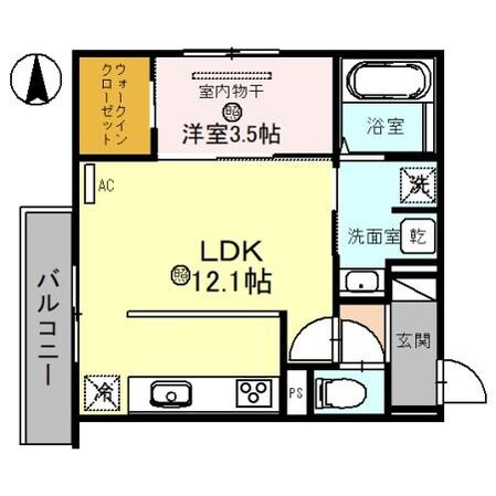 セジュール汀の物件間取画像